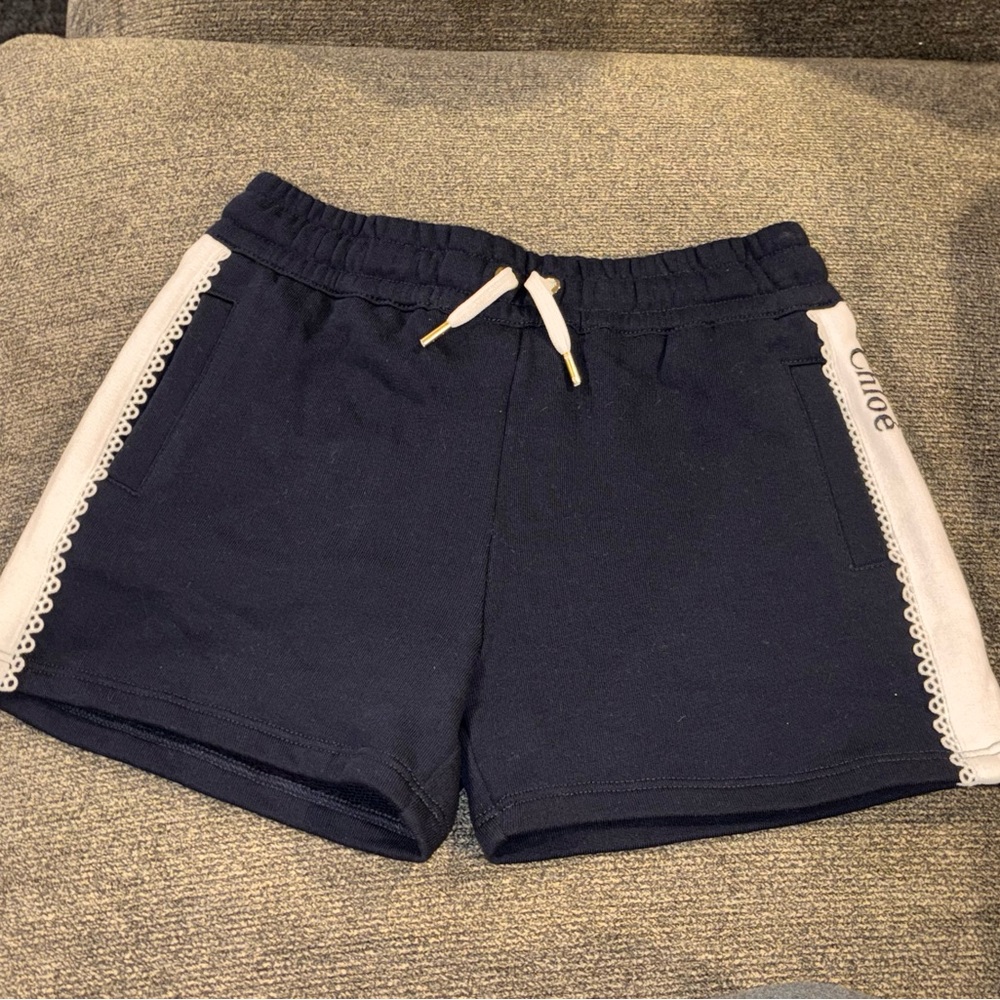 New Chloe Dark Blue Shorts Size 8